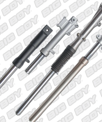 Motorcycle fork and shock components