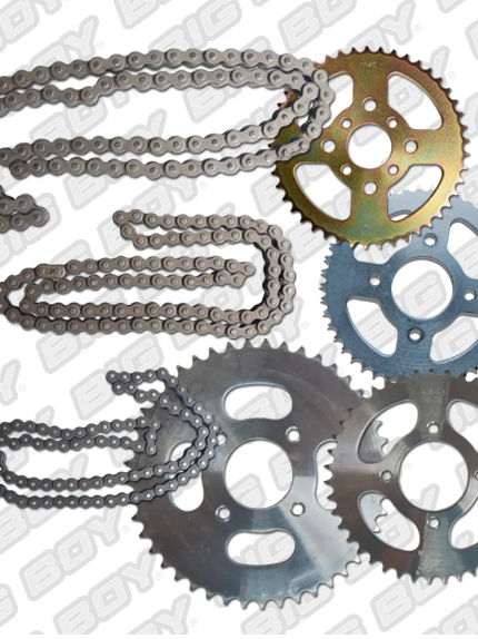 Motorcycle chains and sprockets